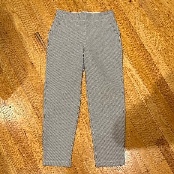 Max Studio Pants - Blue & White Striped Pants